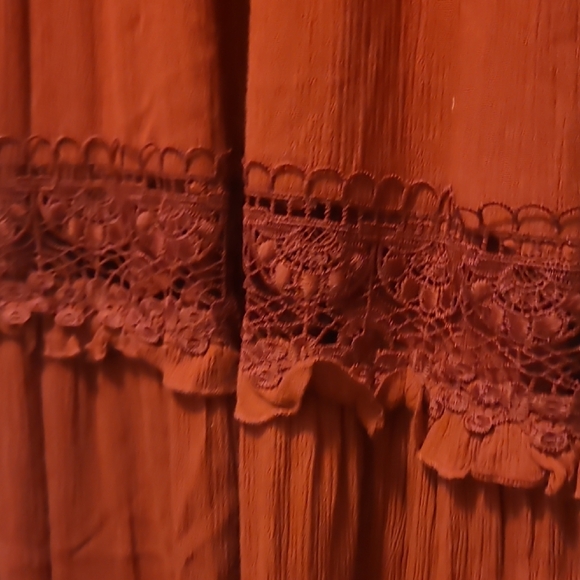 Forever 21 Elegant Garnet Lace Dress - Picture 5 of 6